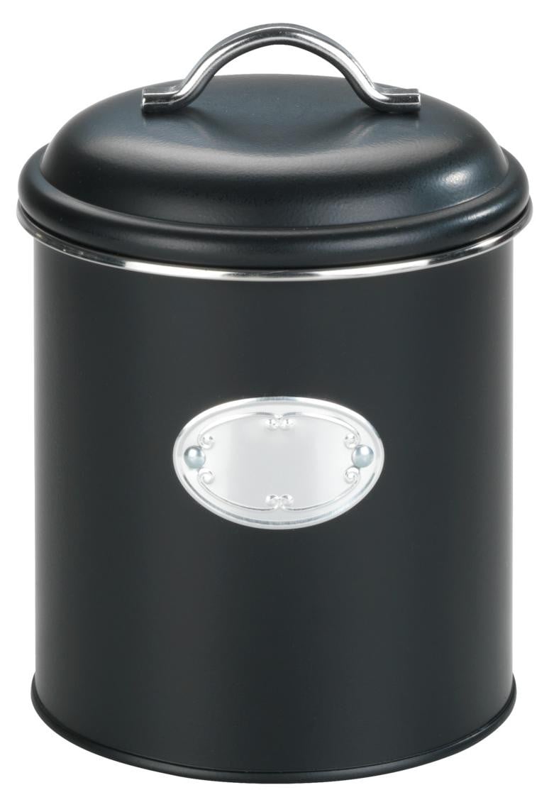 WENKO Bewaarbox voorraadcontainer 1,6 liter Nero
