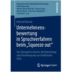 Unternehmensbewertung in Spruchverfahren beim Squeeze out, Fachbücher von Behzad Karami