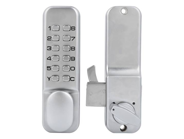 Serrure à combinaison mécanique à 1 à 11 chiffres, porte coulissante, accès sans clé pour cuisine, balcon, accès mécanique sans clé