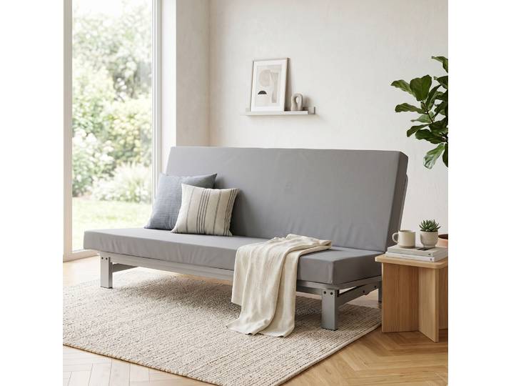 Ensemble banquette clic-clac avec matelas 130x190 cm Terre de Nuit L'Astucieux
