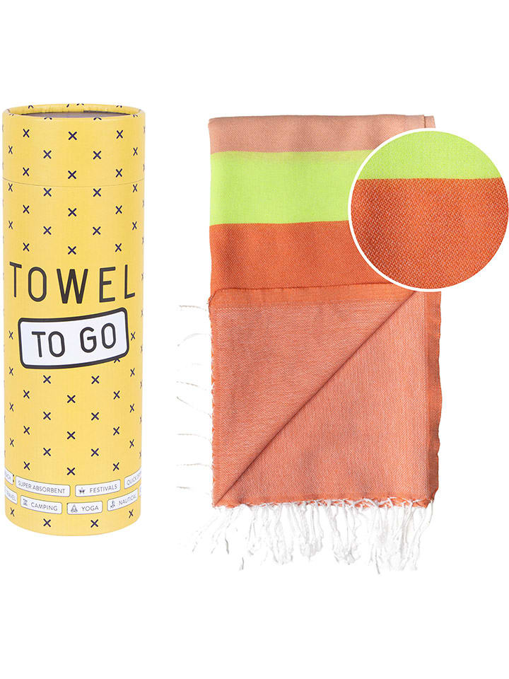 Samimi Strandtuch in Orange - (L)180 x (B)100 cm - onesize