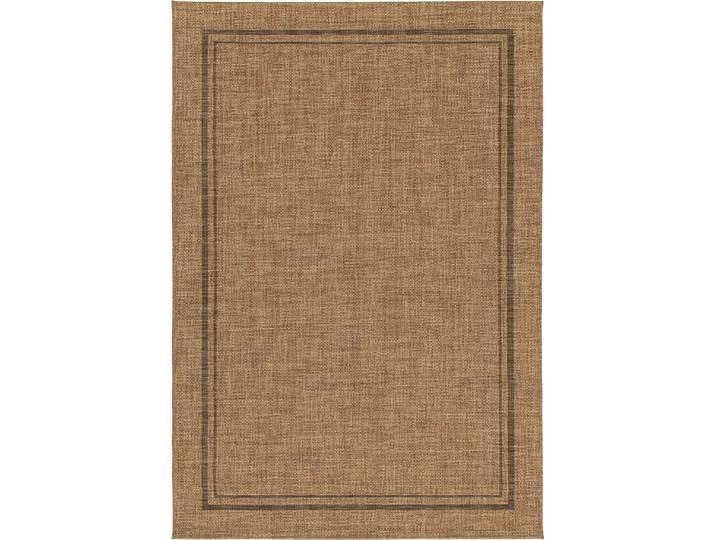 Outdoor-Teppich Zea Braun Einfarbig Polypropylen 80 x 200 cm
