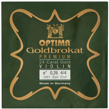 "Optima Goldbrokat 24K Gold e"" 0.26 BE "