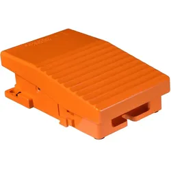 Schneider Electric XPER111 Fußschalter, Harmony XPE, einfach, Metall, orange, 1-stufig, 2Ö+2S, IP66