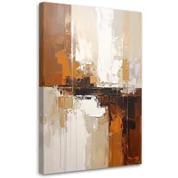 LEINWANDBILD, Moderne Abstraktion in Beige