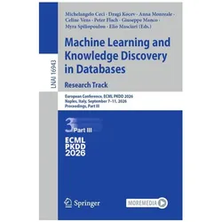 Machine Learning and Knowledge Discovery in Databases. Research Track, Fachbücher von Anna Monreale, Dragi Kocev