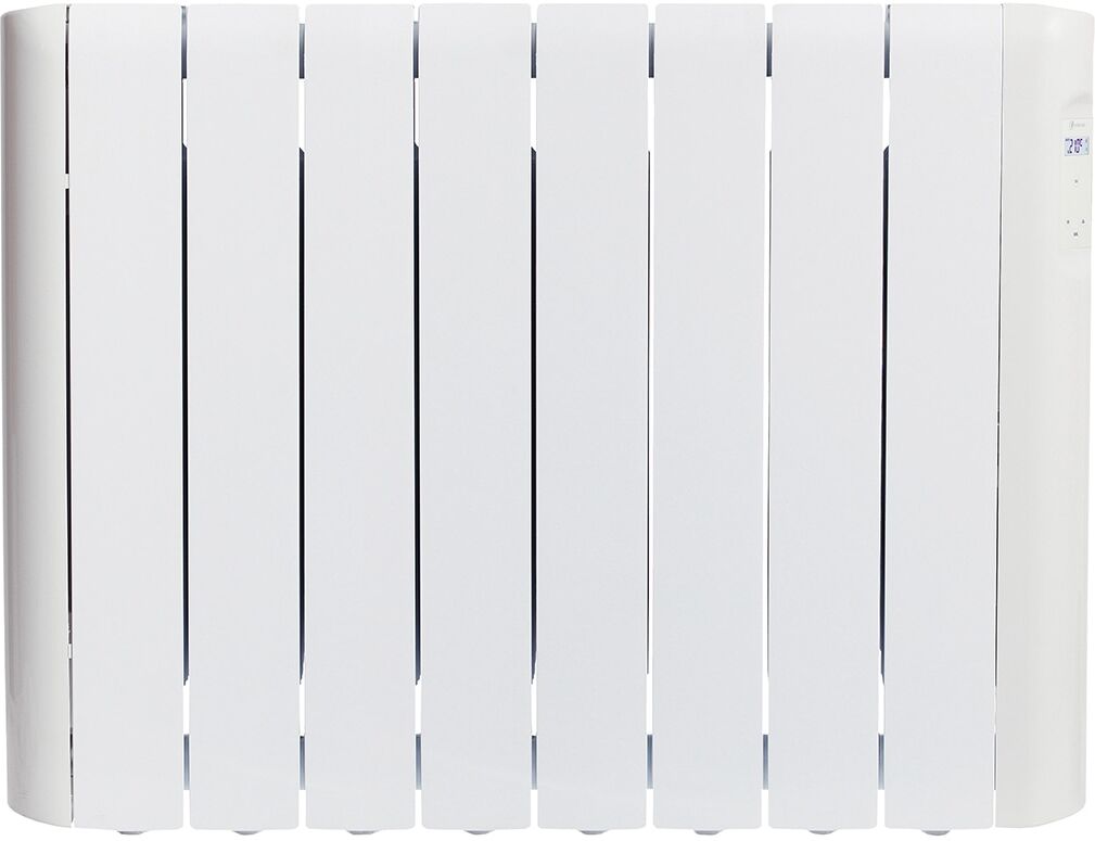 Haverland Emisor térmico fluído 8 elementos - RCE8S_LCD. Blanco