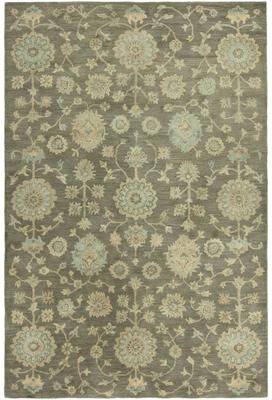 KALATY Seville Brown Wool/Viscose Hand-tufted Area Rug
