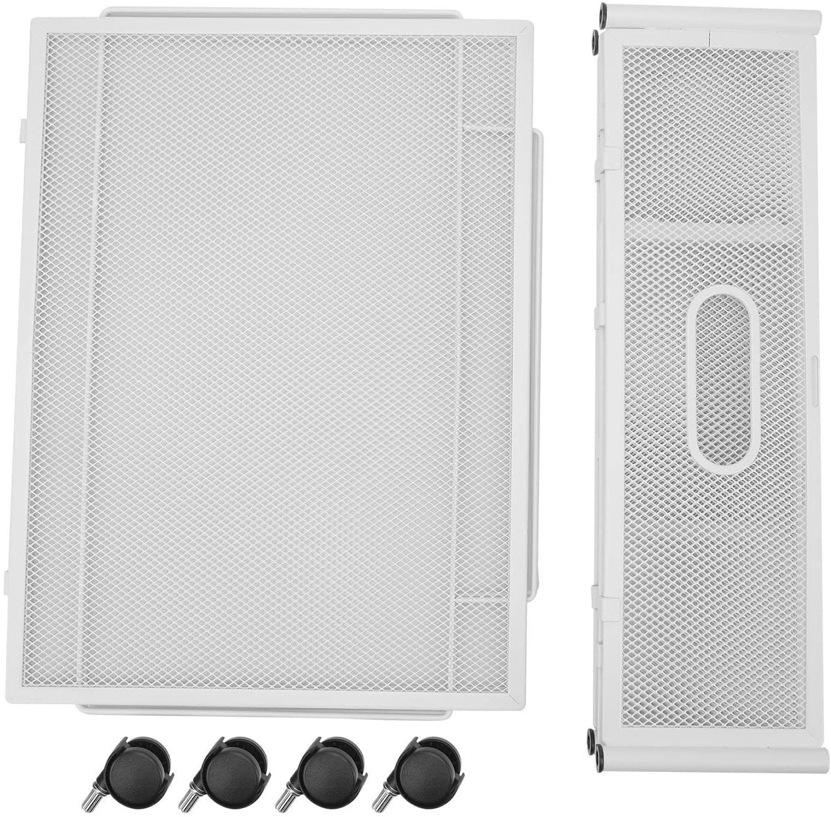 Dailygoods Opbergcontainers onder het bed - Uittrekbaar - Metaal - Met wielen