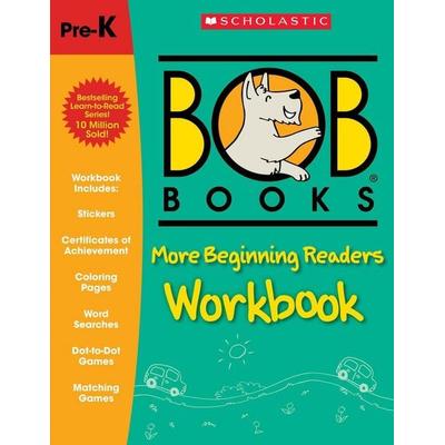 Bob Books - More Beginning Readers Workbook Phonics, Writing Practice, Stickers, Ages 4 and Up, Kindergarten, First Grade (Stage 1: Starting to Read),