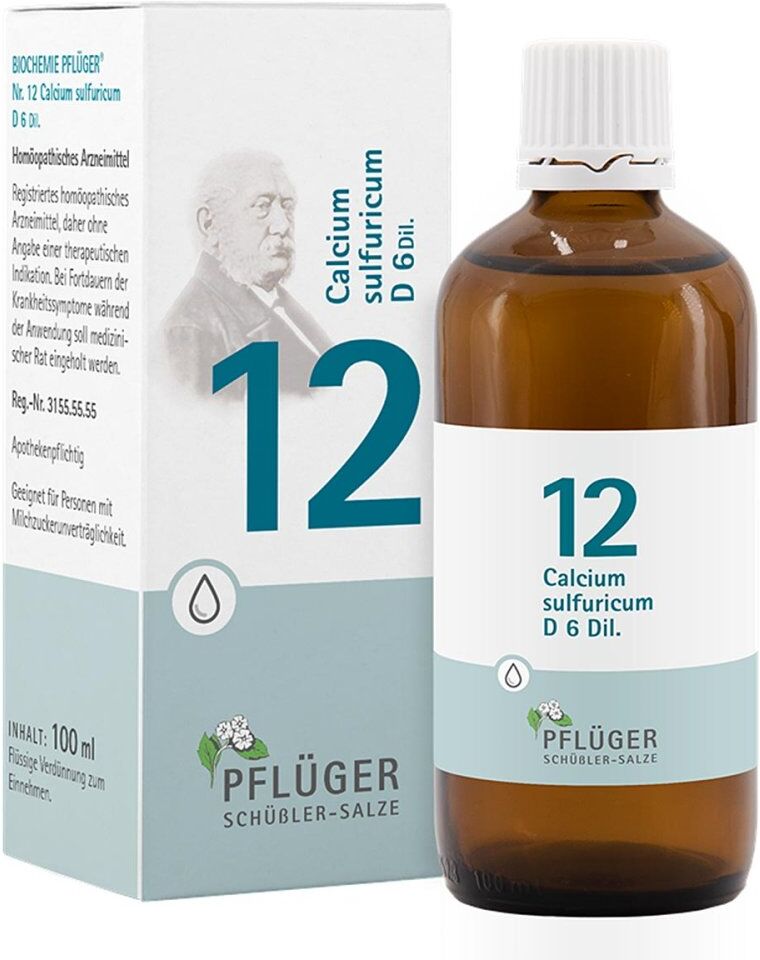 Biochemie Pflüger 12 Calcium Sulfur D6 Tropfen