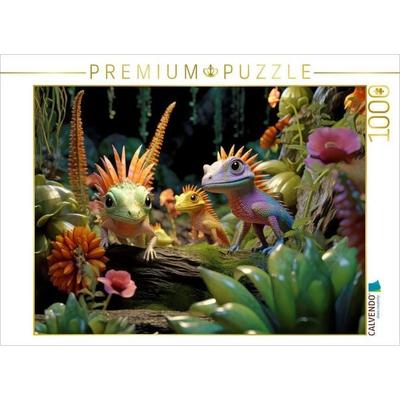 CALVENDO Puzzle Spielzeug-Drache | 1000 Teile Lege-Größe 64x48cm Foto-Puzzle für glückliche Stunden