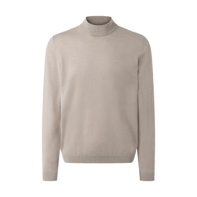 Strickpullover MAERZ MUENCHEN "Maerz Muenchen 416300 Strickpullover Herren Bekleidung", Herren, Gr. 54, beige, 100% Wolle, Pullover Strickpullover