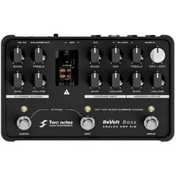 Two Notes ReVolt Bass Preamp Simulator mit Kabel (Bass, Gitarre), Effektpedal