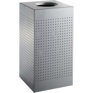 Böttcher-AG Mülleimer grau, aus Metall, 120 Liter