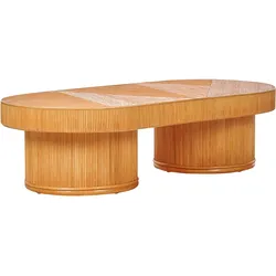 LOUNGETISCH Heller Holzfarbton Airole