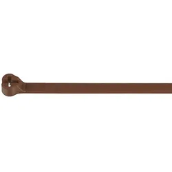 Stahlnasenkabelbinder Ty-Rap TY525M-1-PDT, detektierbar, 178x4,8 mm, Farbe: Braun ABB