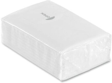 Mouchoirs personnalisable Sneezie papier blanc