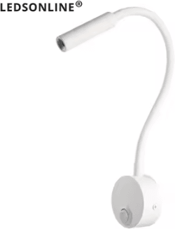 Inspire Curations 3W Flexible LED Bedside Reading Wall Light new White warm White 3000k