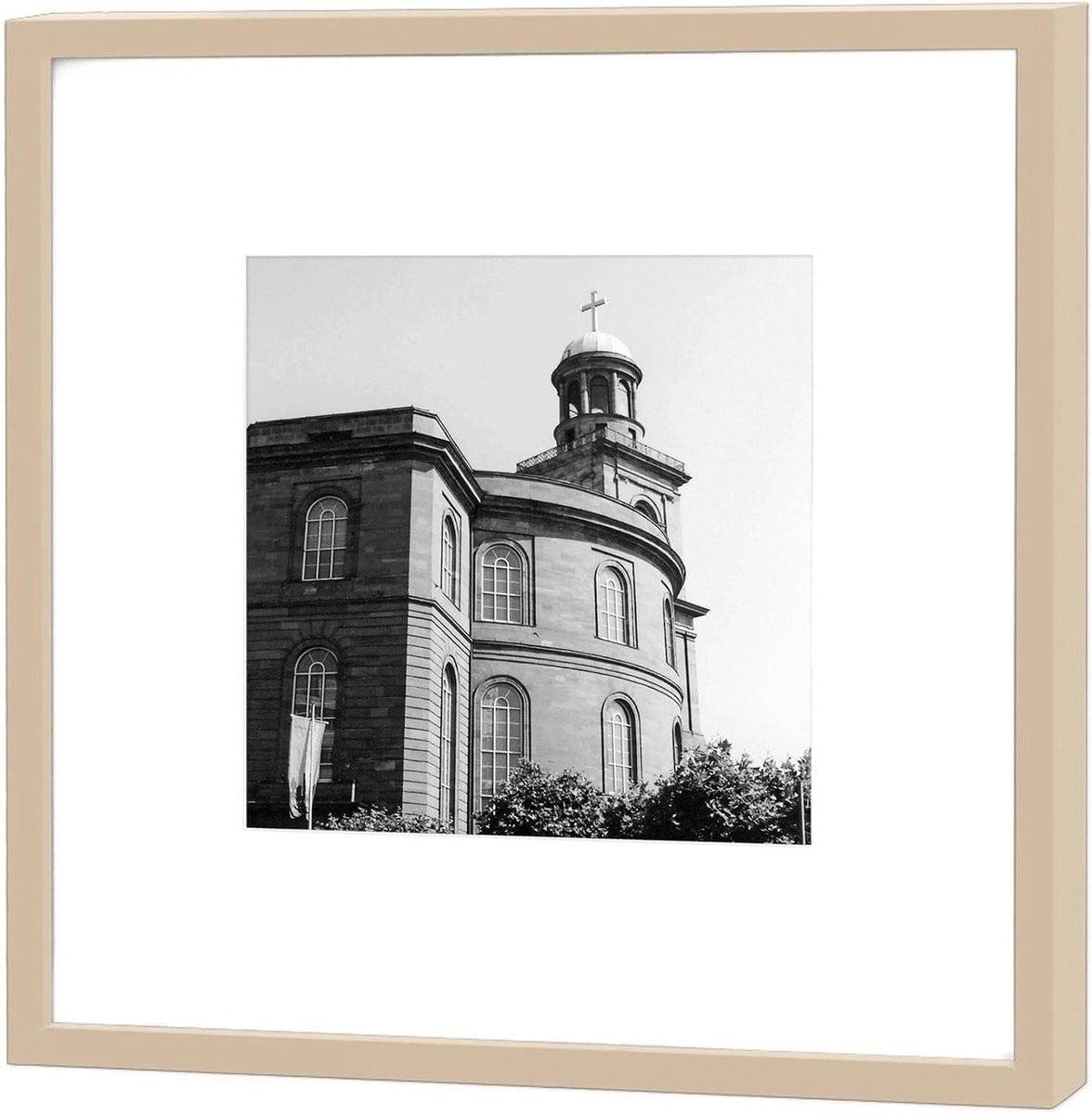 Zwart-wit Fine Art Fotografie Print in Houten Lijst - 27 x 27 cm