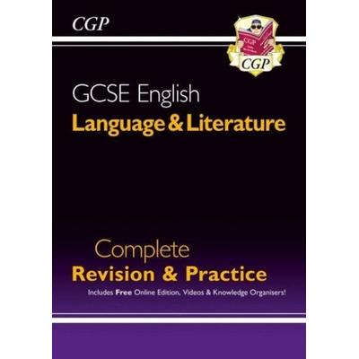 GCSE English Language & Literature Complete Revision & Practice (with Online Edition and Videos), Taschenbuch von Cgp Books, CGP Books,