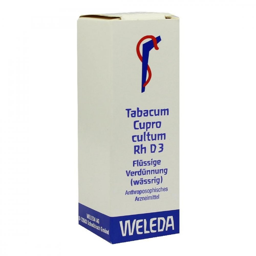 WELEDA AG Tabacum Cupro cultum Rh D3 Dilution 01630111