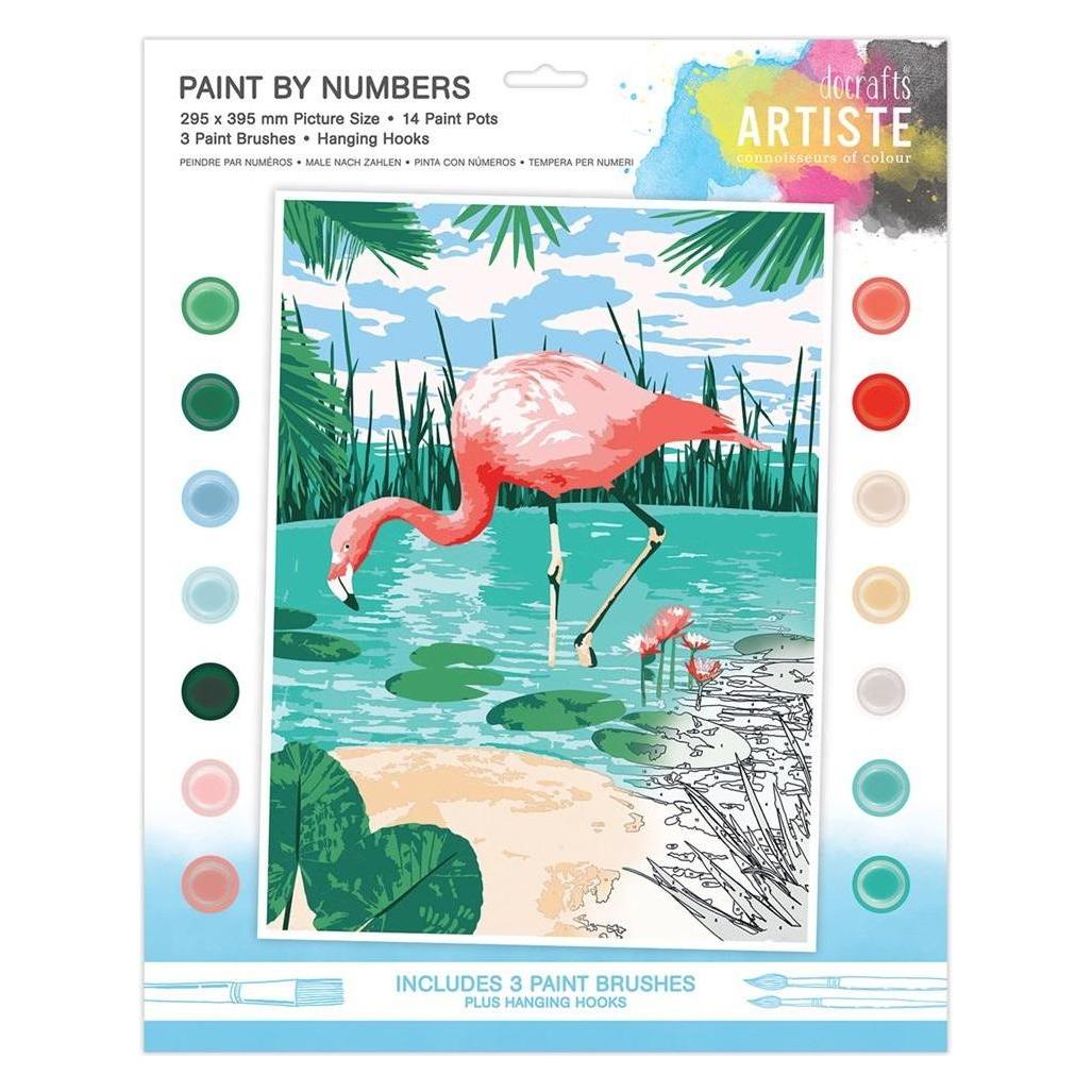 DP Craft Malen nach Zahlen - Tropischer Flamingo (48992615)