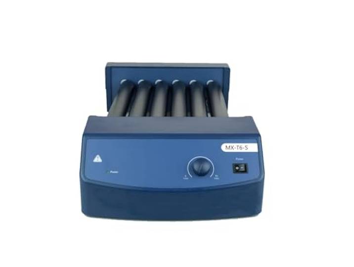 Zentrifugenmaschine, 6 Rollen Blutmischer LCD Digital Tube Blood Roller Mixer 70 U/min 15 Ml 50 Zentrifugenröhrchen Oszillator MX-T6-Pro/S(MX-T6-S)