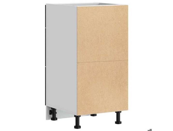Remise 2026®Caisson de cuisine Noir - Armoire bas de cuisine - Vitrine de cuisine - bas avec tiroir - chêne Noir - 40x46x81 5cm 4