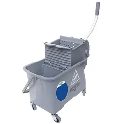 Unger COMSG SmartColor Combo 15 L, grau Reinigungswagen Bodenreinigung Doppelfahreimer SmartColor für System SC14G