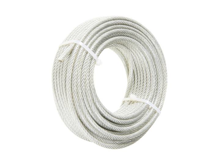 Meister + Co Stahldrahtseil mit PVC-Mantel ⌀ 3 mm 105 kg