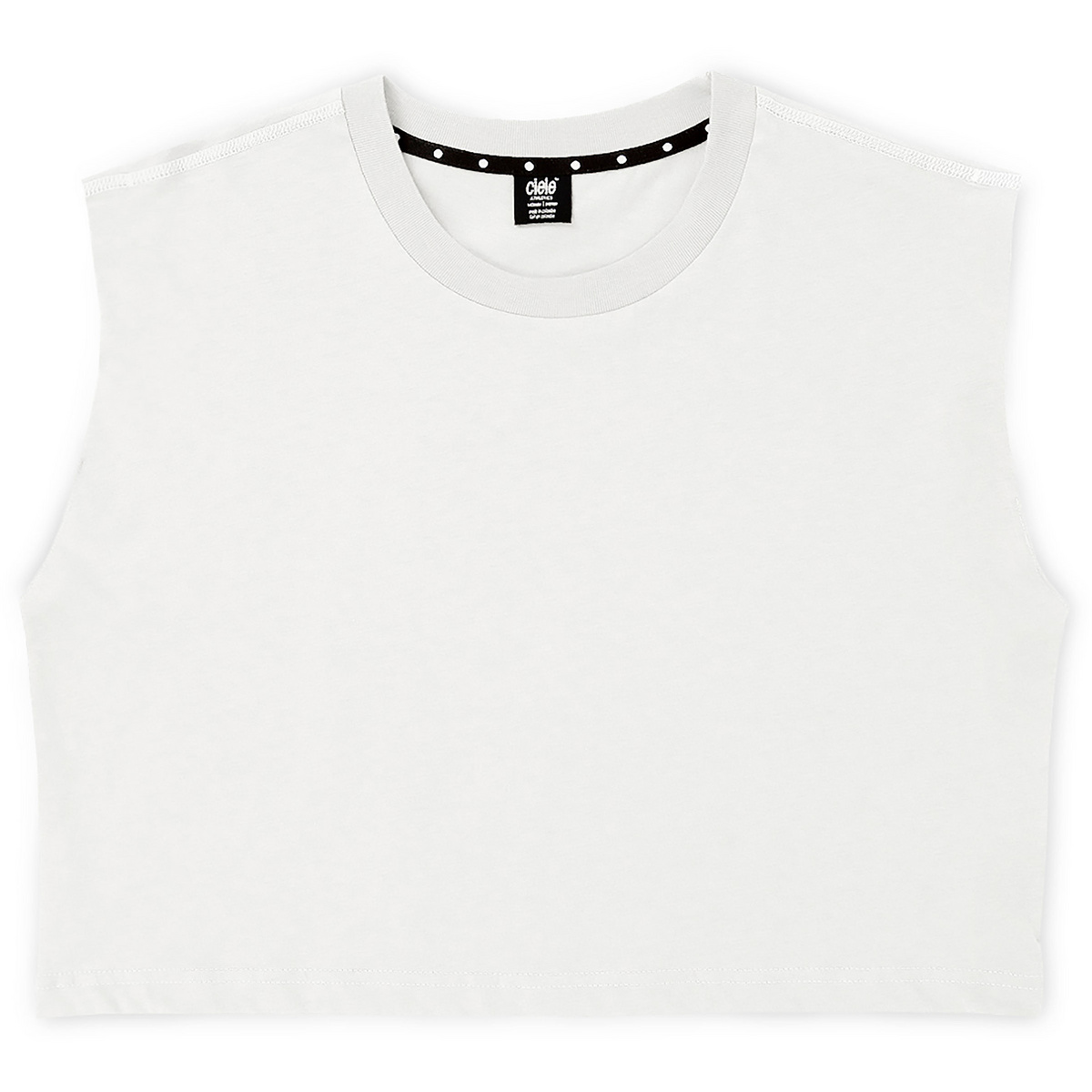 Ciele Damen ORT Cropped Top (Größe XS, weiss)