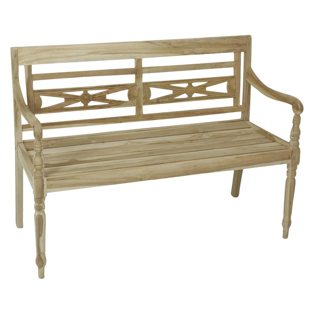 Garden Pleasure Gartenbank Sumatra 940228 braun Holz 120,0 cm (940228)
