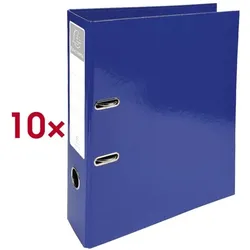 EXACOMPTA 10x Ordner »Iderama« Karton blau, 7x32x30 cm