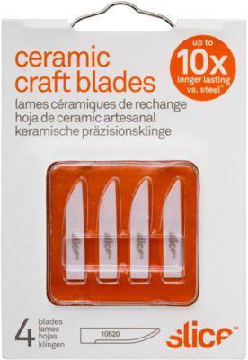 Slice Ersatzklingen, für Slice Skalpellmesser, gerade Schneide, 4er-Pack