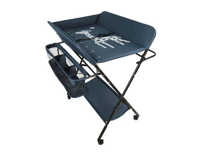 LuxusKollektion Wickelkommode Wickeltisch klappbar dunkelblau