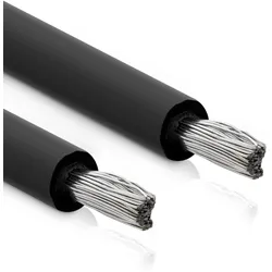 InLine, Zubehör Stromerzeuger,  Solar Installationskabel Meterware H1Z2Z2-K 4mm2 schwarz 100m (Solarkabel)