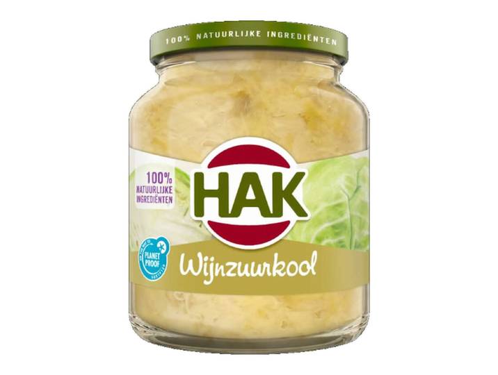HAK biologische zure witte kool - 340 g