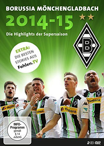 Borussia Mönchengladbach - Die Highlights der Supersaison 2014/2015 (2 DVDs) - Preis vom 09.10.2026 07:28:09 h