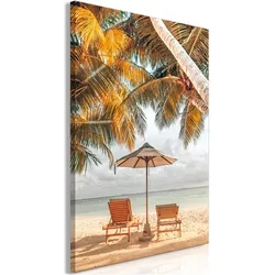 Artgeist, Bilder, Palm Umbrella (1 Part) Vertical (80 x 120 cm)