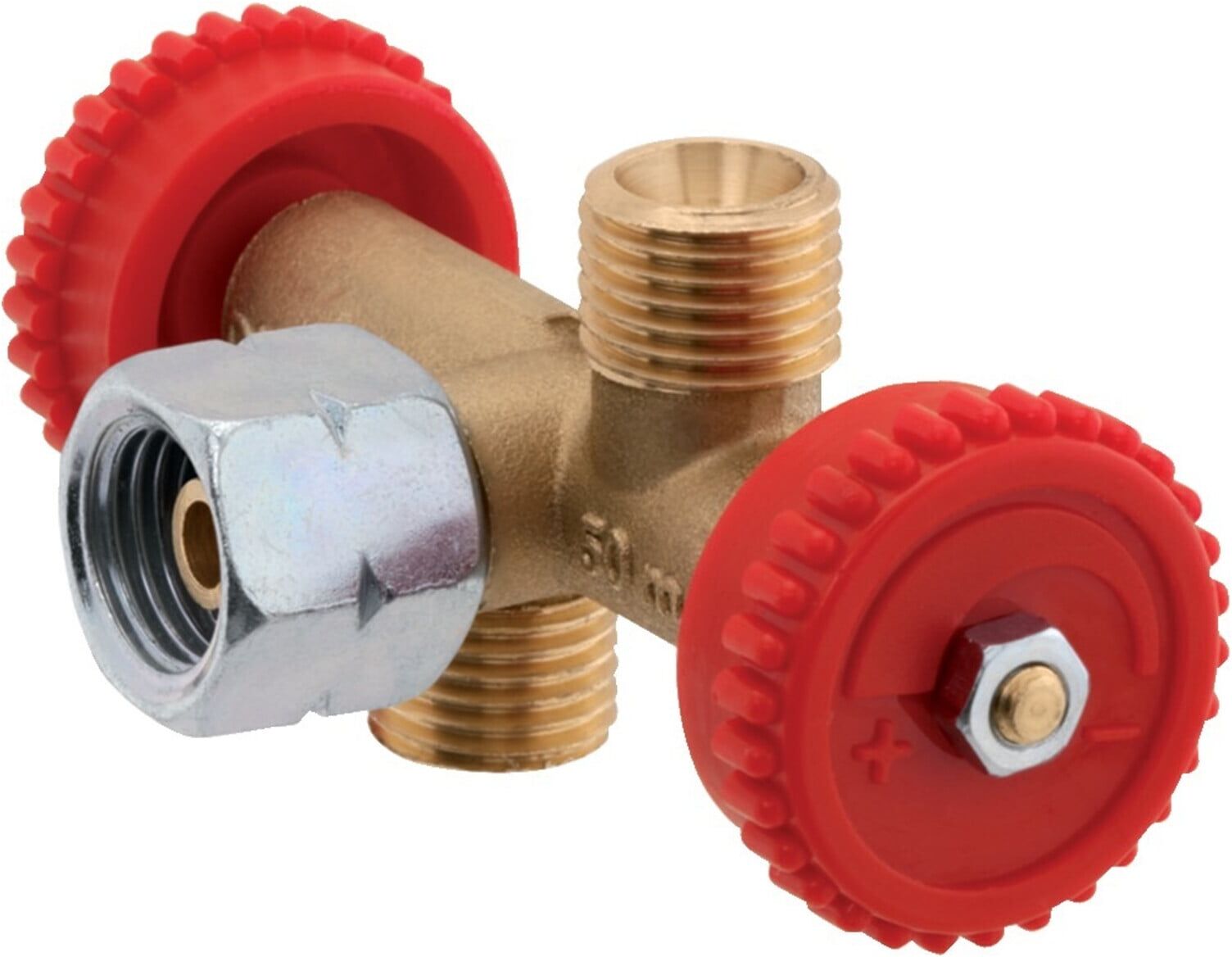 Gok Doppelabzweigventil 09-706 R1/4" lks. (970600)
