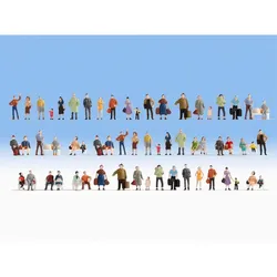 NOCH 47401  - Mega-Spar-Set 60 Figuren, ohne Bänke, TT