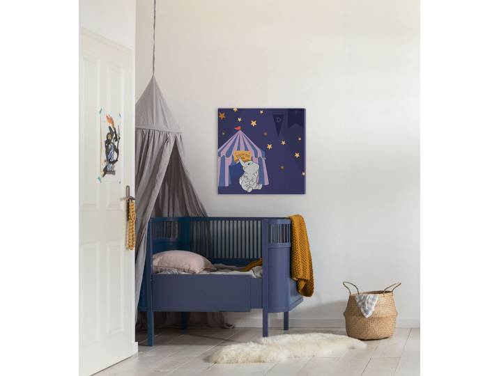 Image Starry Night with Dumbo 60 x 60 x 2cm Multicolore