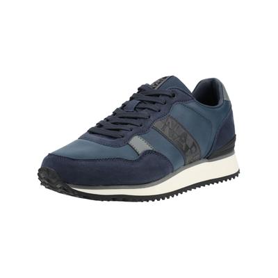 Sneaker NAPAPIJRI "Napapijri Sneaker Veloursleder/Microfaser", Herren, Gr. 42, marine, Microfaser, Veloursleder, Schuhe Sneaker