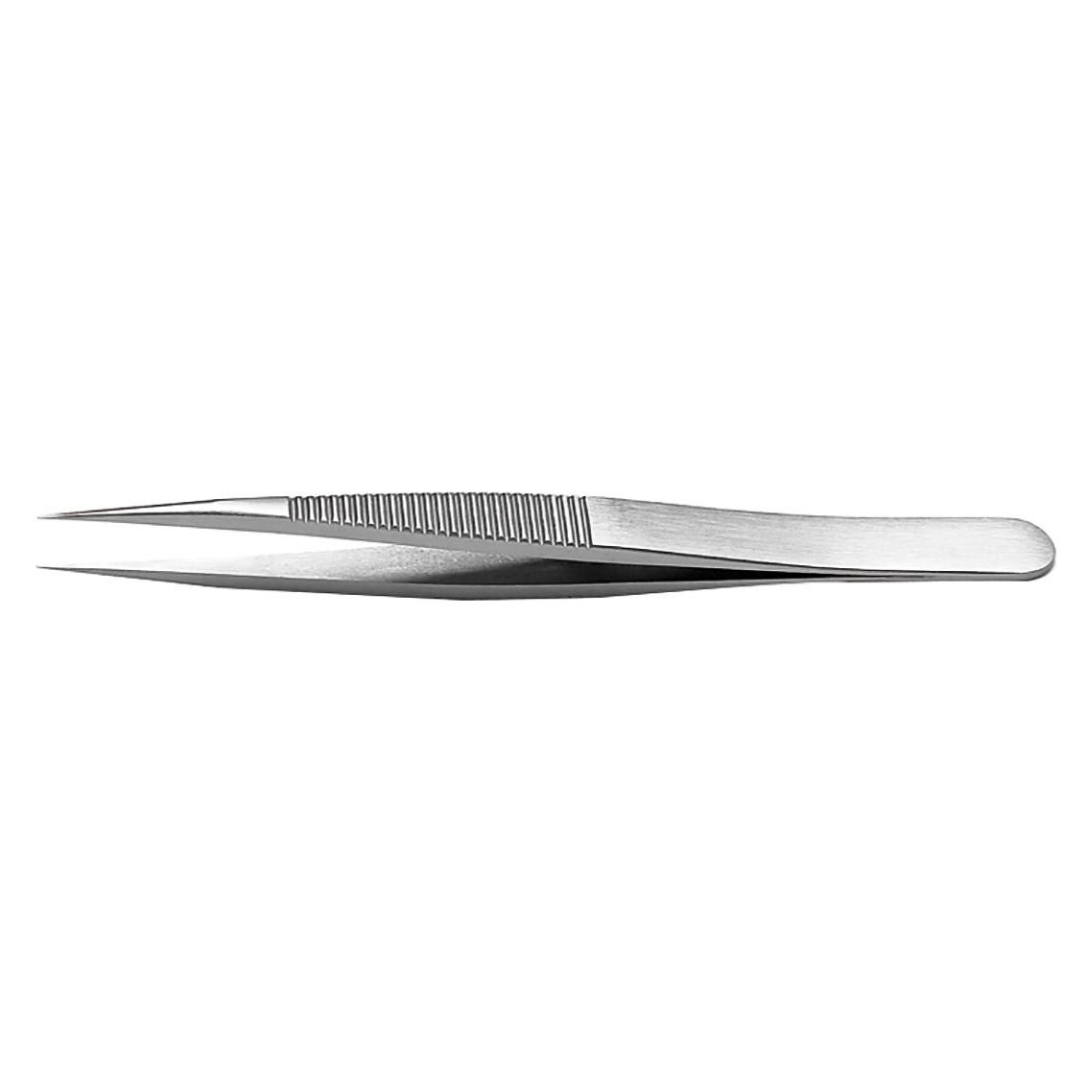 RS PRO Edelstahl Pinzette Säurebeständig, Spitze Stabil, 110 mm (1369832)
