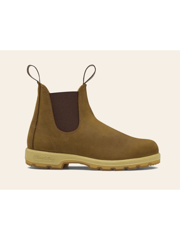 Blundstone Leder-Chelsea-Boots in Khaki - 43