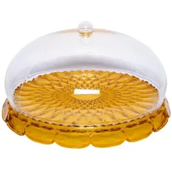 Guzzini, Serviergeschirr, VANITY Tortenglocke Saffron yellow