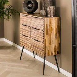 designline »Teca strip« Kommode
