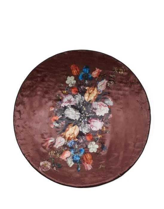 Essenza Beautiful Bouquet Vloerkleed Bruin met Bloemenmotief