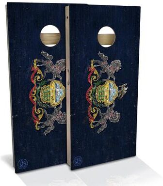 Skip's Garage Pennsylvania Flag Outdoor Cornhole Board Set